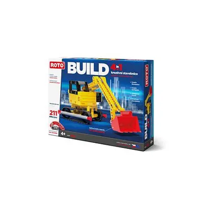 Obrázek produktu pro ROTO Stavebnice 4v1 Buldozer, 211 dílků