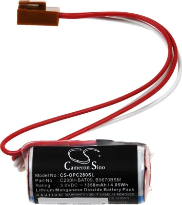 Produktbild von SPS-Lithiumbatterie kompatibel mit Omron Typ C200H-BAT09 3V 1350mAh