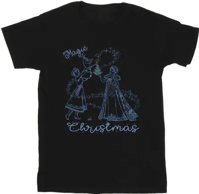 Produktbild von Disney - "Frozen Magic Christmas" T-Shirt für Herren BI27505 (XL) (Schwarz)