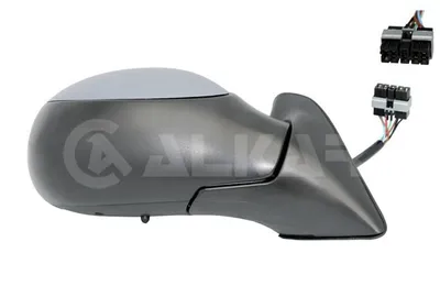 Produktbild von ALKAR 6128364 Außenspiegel Seitenspiegel Rechts für CITROËN XSARA PICASSO (N68) Beheizt Konvex Grundiert Elektrisch