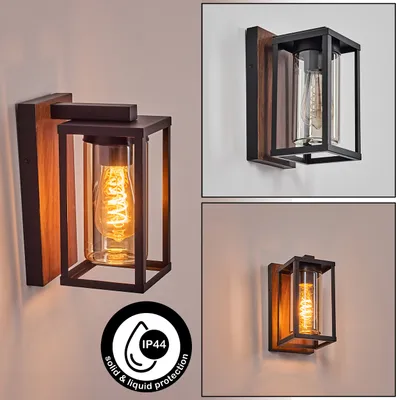 Produktbild von Vibo Außenleuchte aus Metall/Glas in Schwarz-Braun
