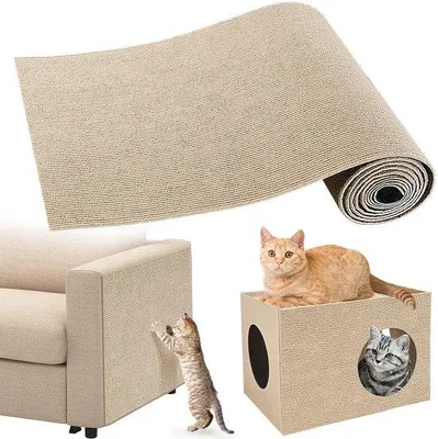 Obrázek produktu pro Škrabadlo pro kočky, khaki, 200 cm × 40 cm