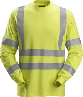 Produktbild von Snickers ProtecWork Hi-Vis Shirt, Kl. 3, EN 1149, 11612, 20471, IEC 61482 High-Vis Gelb-L