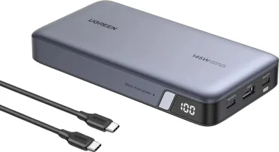 Immagine prodotto di UGREEN 25000 mAh Powerbank 145W Ricarica rapida bidirezionale