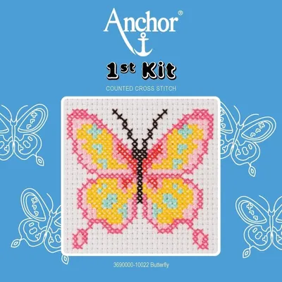 Produktbild von Anchor Stickset mit Nadel und Fäden, Modell 3690000-10022, 10x10cm