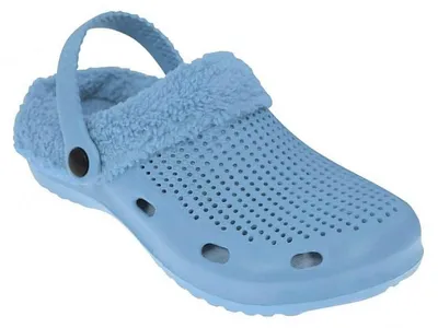 Immagine prodotto di Scarpe Rulyt® con pelo, color azzurro chiaro