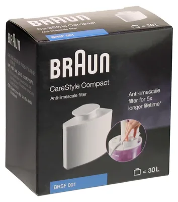 Produktbild von Braun BRSF001, Wasserfilter, Weiß, 89 mm, 50 mm, 92 mm, 190 g