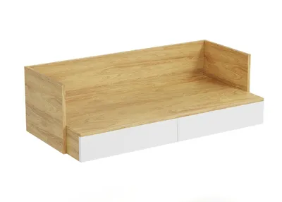 Obrázek produktu pro MOB, Počítačový stůl - Mozelle 2S (hickory + bílá)