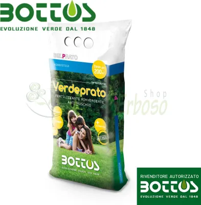 Immagine prodotto di Bottos Verdeprato 11-0-0 + 6 Fe - Fertilizzante per prato da 5 kg