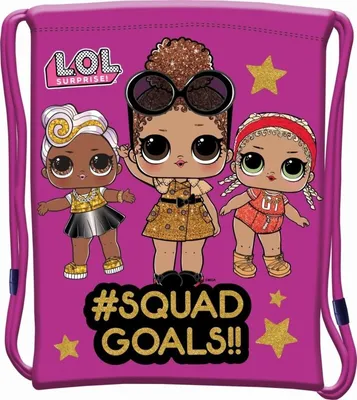 Produktbild von Rucksack wf Schuhbeutel LOL SURPRISE rosa
