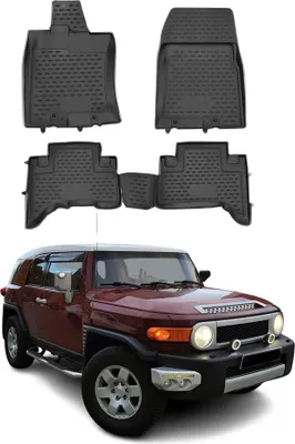 Immagine prodotto di 2007-2014 Toyota FJ-Cruiser tappetini TPE nero 4 pz