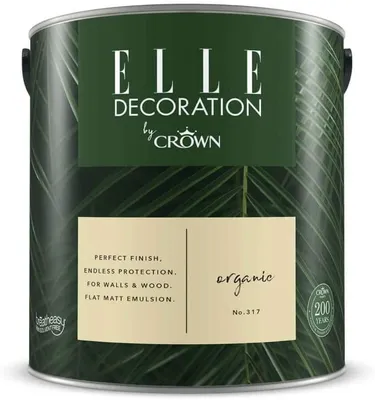 Produktbild von ELLE Decoration by Crown Premium Wandfarbe Matt Organic No.317 2,500L