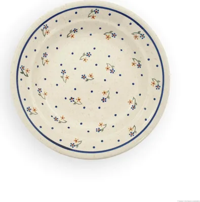 Produktbild von Original Bunzlauer Keramik Teller Suppenteller Essteller Speiseteller tief Ø 21,8 cm [Form 2] im Design 111