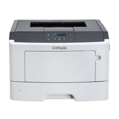 Produktbild von LexmarkMS410D - Laserdrucker - Monochrom - Desktop - 1200 x 1200 dpi Druckauflösung - 38 ppm Monodruck - 300 Seiten Kapazität - Duplexdruck, Automatisch - LCD - USB