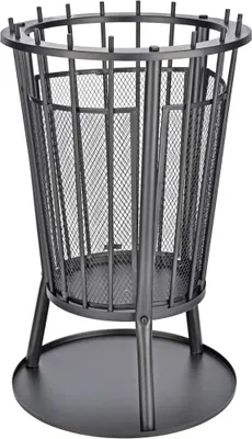 Produktbild von Feuerkorb aus Eisen mit Funken-schutz - 60 x 40 cm - Gartenfeuer und Feuerschale
