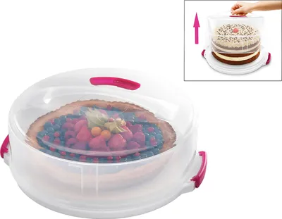 Produktbild von Metaltex 23.51.80, Box, Rund, Transparent, Kunststoff, 120 mm, 36 cm