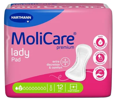 Image de Hartmann Molicare Premium Lady Pads 2 gouttes - 1 paquet de 12 protections