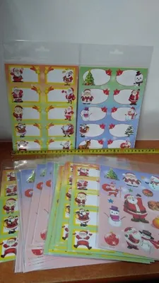 Zdjęcie produktu dla Naklejki Na Prezenty 25Szt Boże Narodzenie