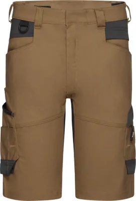 Produktbild von Dassy Stretch-Arbeitsshorts AXIS Next 250112 PESCORE41 Gr. 48 lehmbraun/anthrazit
