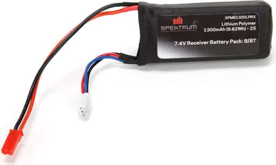 Produktbild von Spektrum 1300mAh 2S 7,4V 5C Lipo Empfängerakku mit JST-Stecker