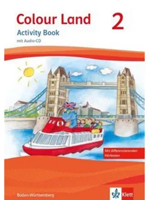 Produktbild von Colour Land. Für den Beginn ab Klasse 1. Ausgabe 2016. Activity Book mit Audio-CD und Bildkarten 2. Schuljahr