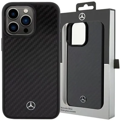 Produktbild von Mercedes Carbon Fiber Dynamic - iPhone 15 Pro Max Hülle (Schwarz)