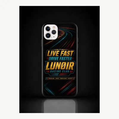 Obrázok produktu pre Puzdro na iPhone 11 Pro Max, ochranné puzdro s motívom motoršportu – značka LUNØIR