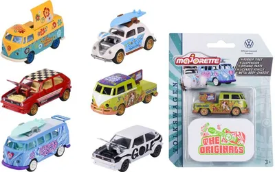 Immagine prodotto di Simba Dickie VW The Originals Deluxe Cars, 6-sortiert 212055005