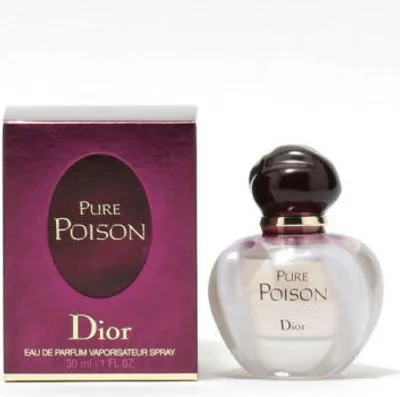 A perfume bottle and its box are displayed against a white background.