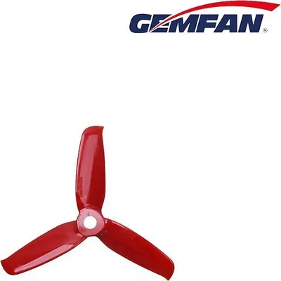 Produktbild von Gemfan 3052 3x5,2 Flash 3 Blatt Propeller Rot 2xCW 2xCCW 3 Zoll