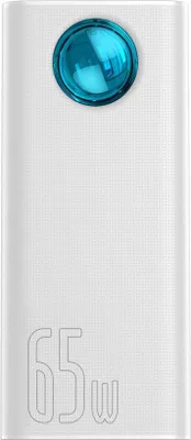 Obrázok produktu pre Prenosná batéria Baseus Amblight, 30000 mAh, QC 3.0, PD, 3A, 65 W, nabíjanie notebooku - biela