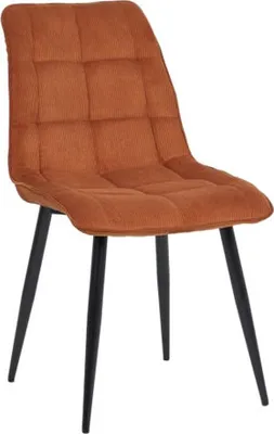 Image de Ensemble de 2 chaises de salle à manger et de cuisine, style chic, couleur cannelle