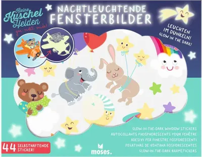 Zdjęcie produktu dla mojżesz. Kleine Kuschelhelden Nachtleuchtende Fensterbilder