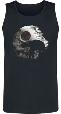 Produktbild von Star Wars Tank-Top Herren AT AT - Death Star schwarz S