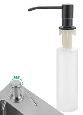 Imagen del producto de Dispensador de jabón recargable para cocina y baño