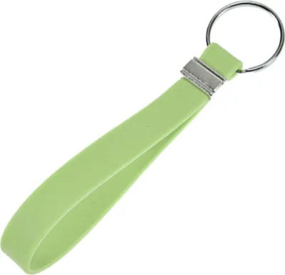 Produktbild von Silikon Schlüssel Band Key Tag Schlüssel Anhänger Fluoreszierend Grün