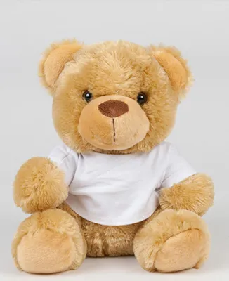 Produktbild von Mumbles MM030 | Bear in a T-Shirt / Spielzeugsicherheitsnorm EN71 - Farbe: Brown - Größe: S