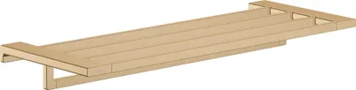 Produktbild von Handtuchablage ADDSTORIS mit Handtuchhalter, 648mm brushed bronze brushed bronze