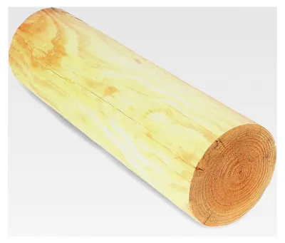Produktbild von Palisade Ø 12 cm Länge 190 cm Lärche Natur Rundholz für Beeteinfassung und Gartengestaltung
