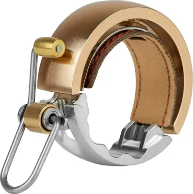 Produktbild von Knog Oi Luxe Large Fahrradklingel brass, 23.8-31.8mm