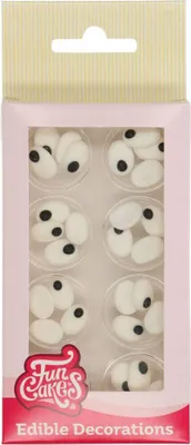 Produktbild von FunCakes Zuckerdekorationen Ovale Augen Set/32