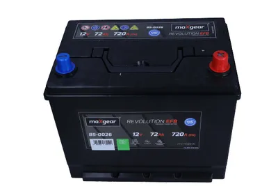 Produktbild von MAXGEAR Starterbatterie 12V 72Ah 720A/EN D26 Batterie
