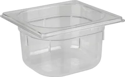 Produktbild von APS 82038 GN 1/6 Behälter, Polycarbonat, 17,6 x 16,2 cm, Tiefe 100 mm, 1,5 Liter