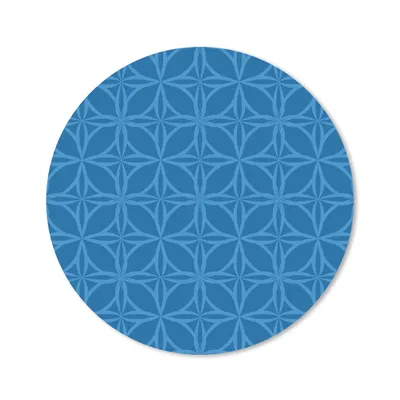 Produktbild von MuchoWow® Mauspad Mousepad Kompass - Blau - Muster 50x50 cm - Mousepads - Maus Mat - Pad - Mausunterlage - Vinyl