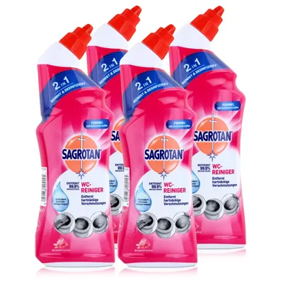 Produktbild von Sagrotan WC-Reiniger Blütenfrische 750ml - WC-Frische (4er Pack)