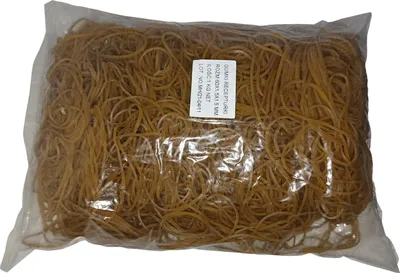Produktbild von 1 Kg Gummiringe Gummibänder natur 60 mm Ø 1,5 x 1,5 mm breit