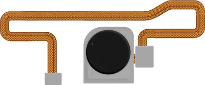 Produktbild von Clappio, Ersatzteil Haupttaste mit Flexkabel für Honor 7A, Schwarz