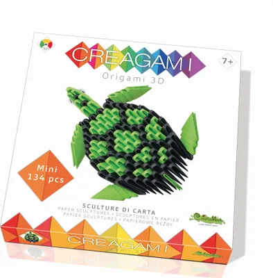 Produktbild von CREAGAMI - Origami 3D Schildkröte 134 Teile