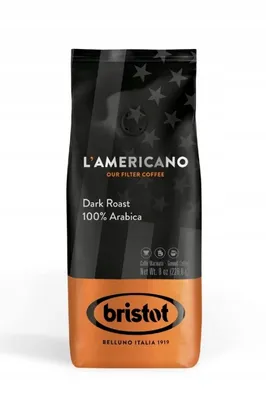 Produktbild von Bristot L'Americano, Bohnenkaffee 100% Arabica, Intensiv, 1 kg
