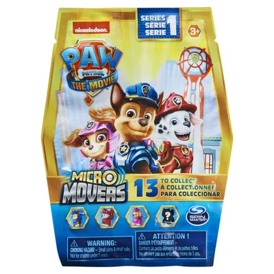 Zdjęcie produktu dla PAW Patrol PAW FGR MicroMovieFigure BP INTL GML, 3 lat(a), Różne kolory